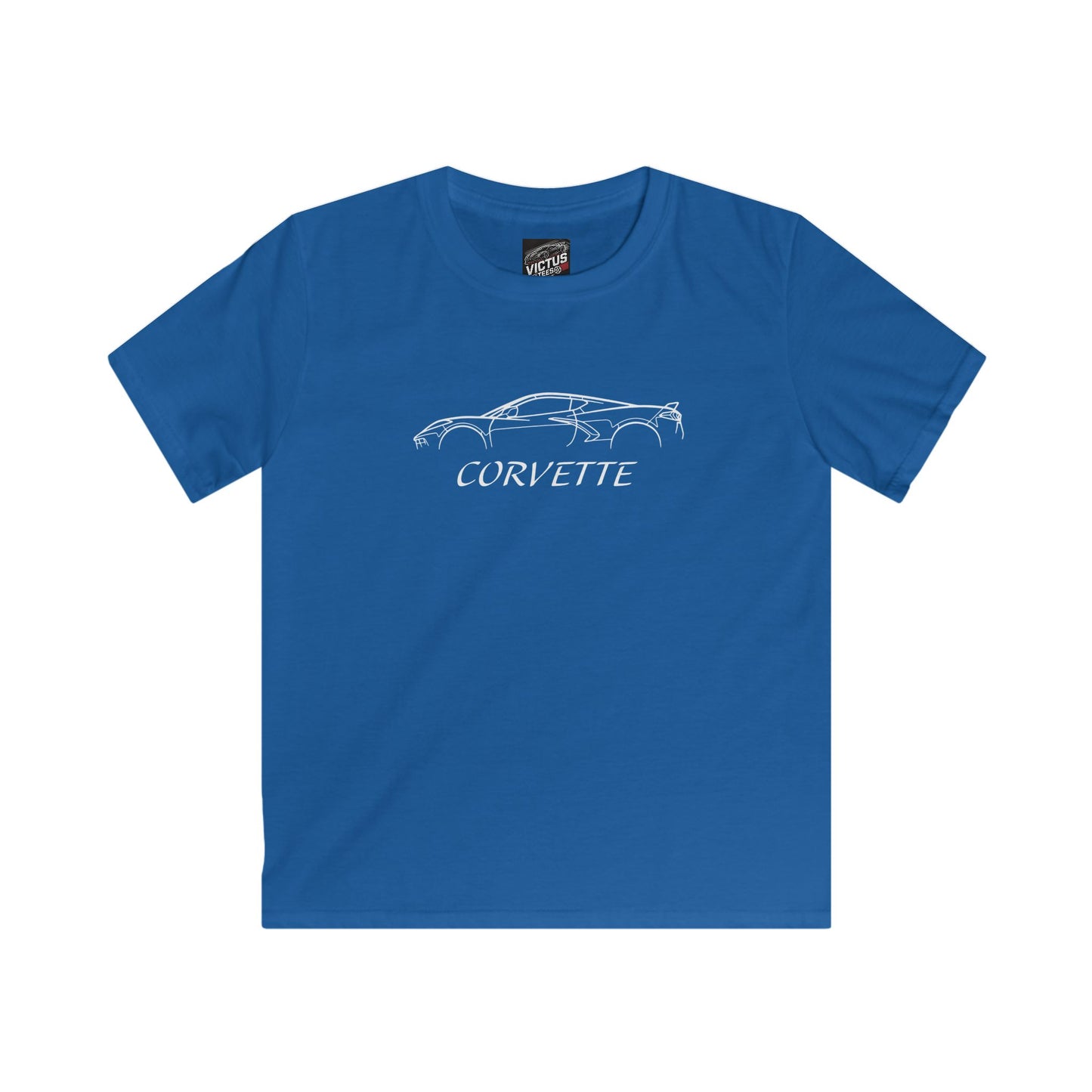 Kids C8 Corvette Softstyle T-Shirt