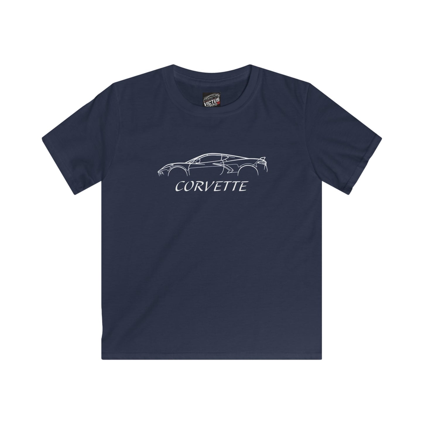 Kids C8 Corvette Softstyle T-Shirt