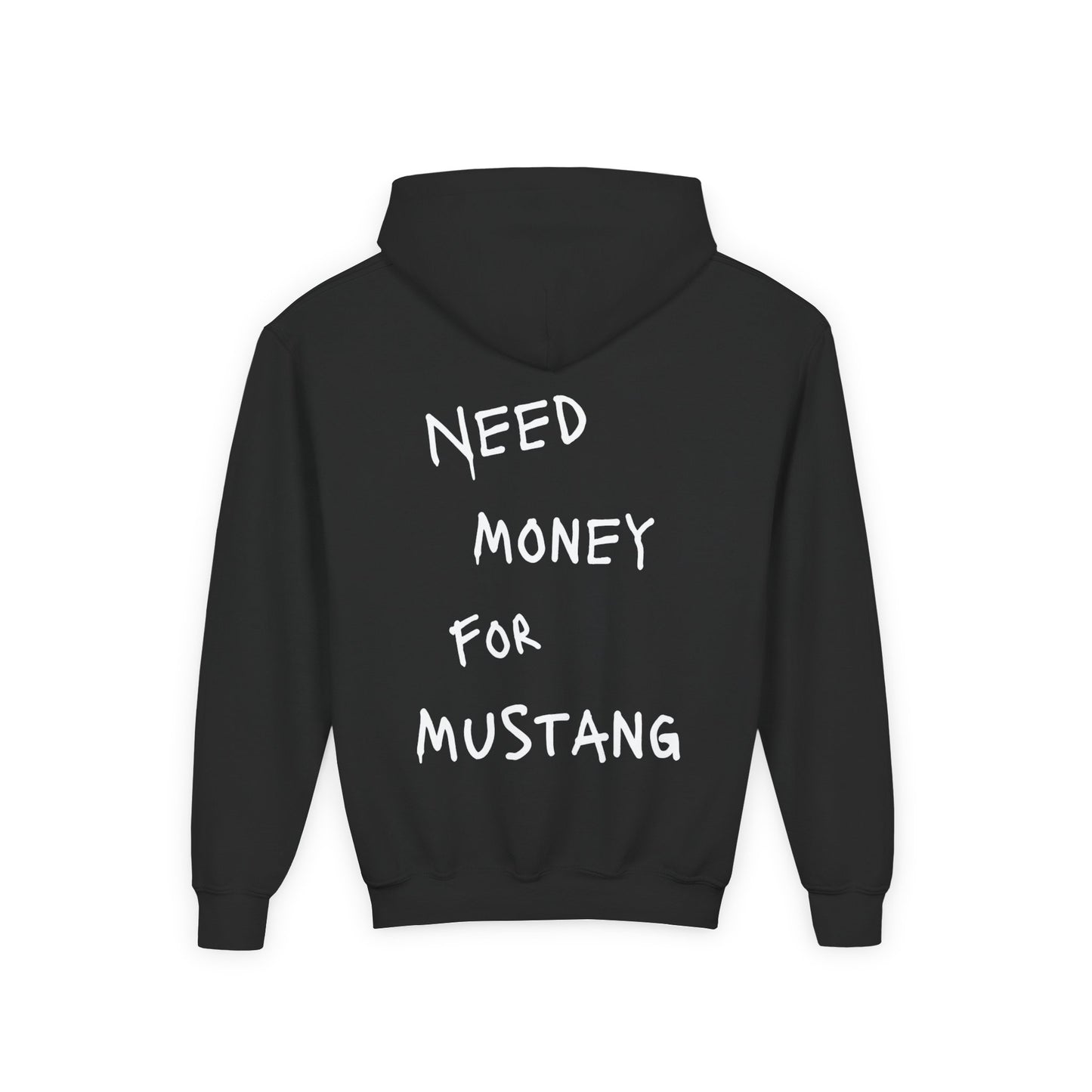 Kids “NEED MONEY FOR MUSTANG” Hoodie