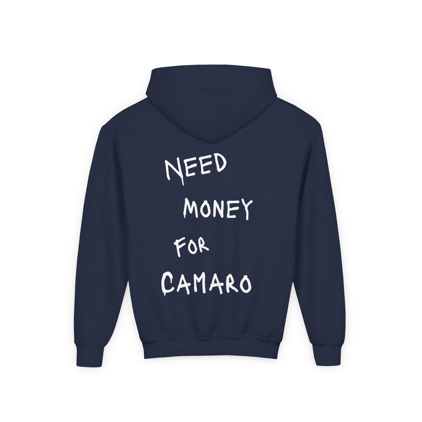 Kids “NEED MONEY FOR CAMARO” Hoodie