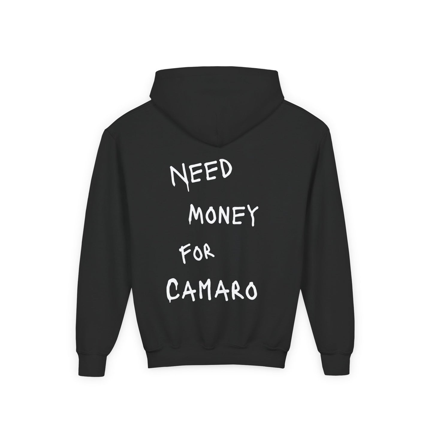 Kids “NEED MONEY FOR CAMARO” Hoodie