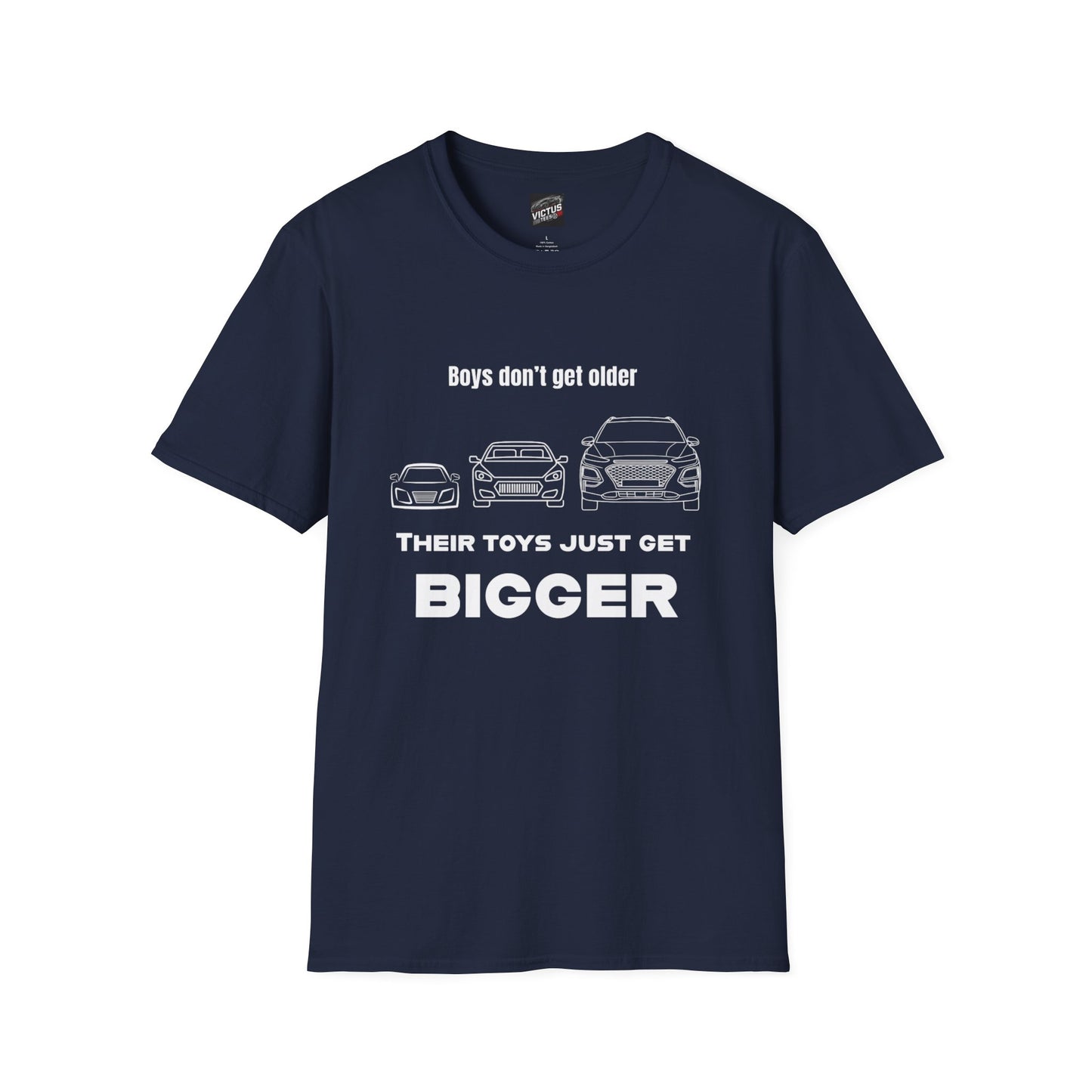 “Their Toys Just Get Bigger” Softstyle T-Shirt