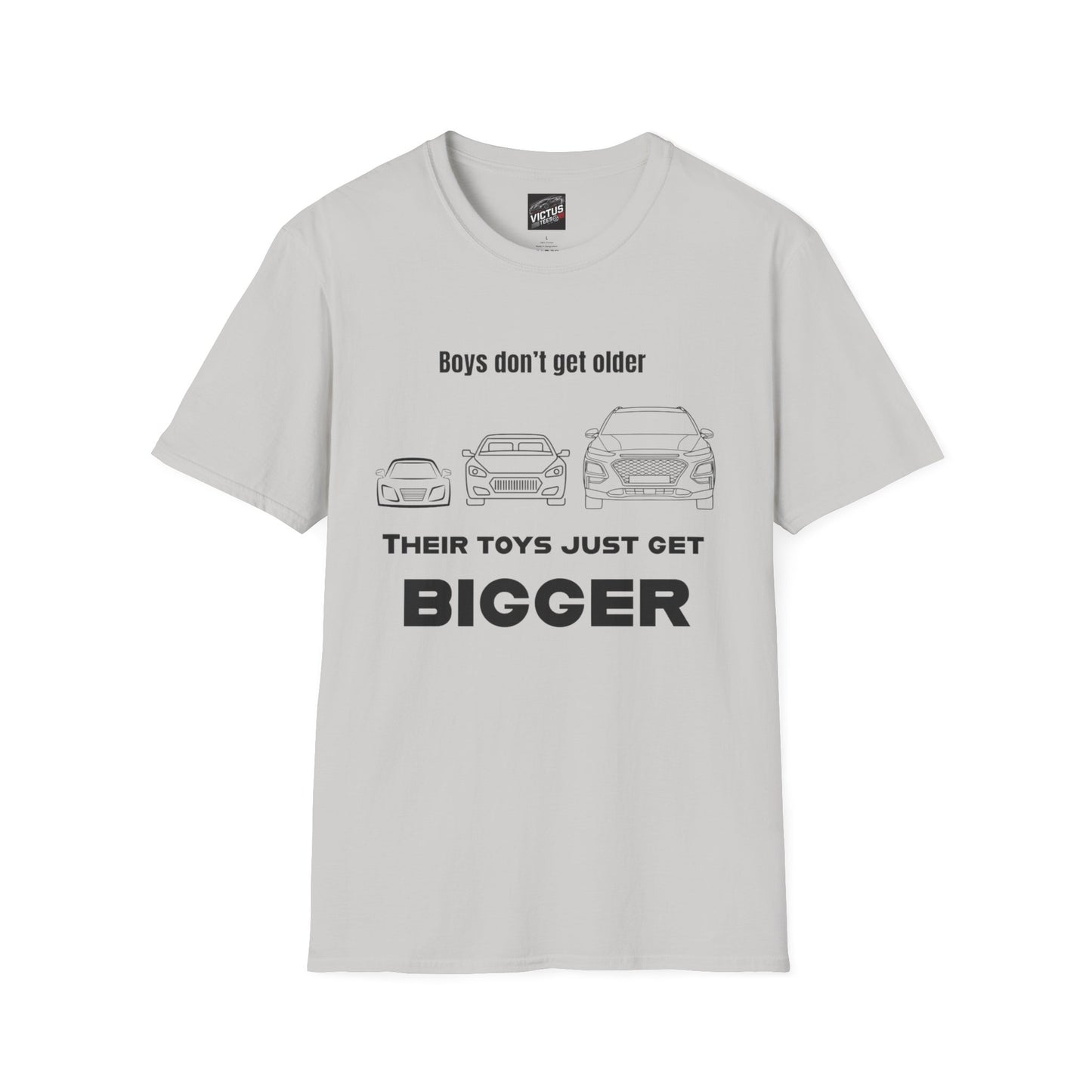 “Their Toys Just Get Bigger” Softstyle T-Shirt