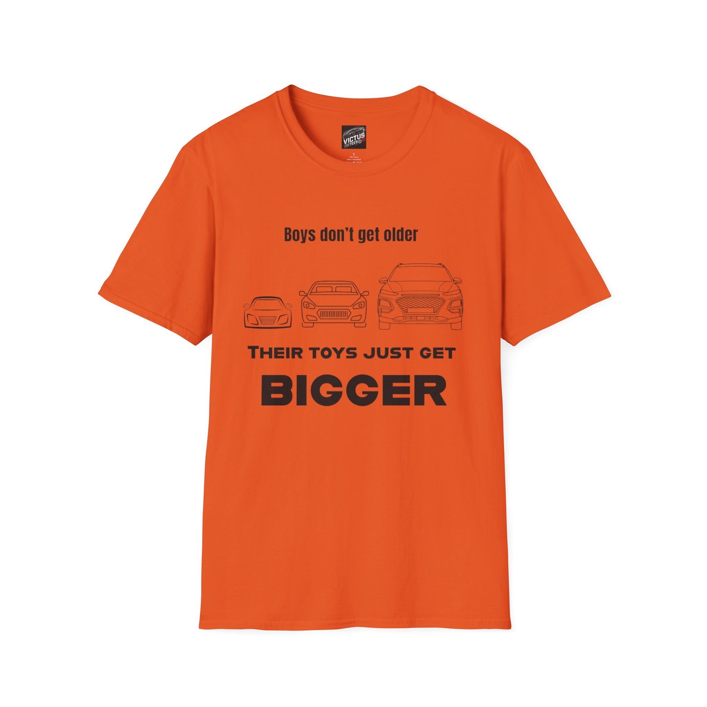 “Their Toys Just Get Bigger” Softstyle T-Shirt
