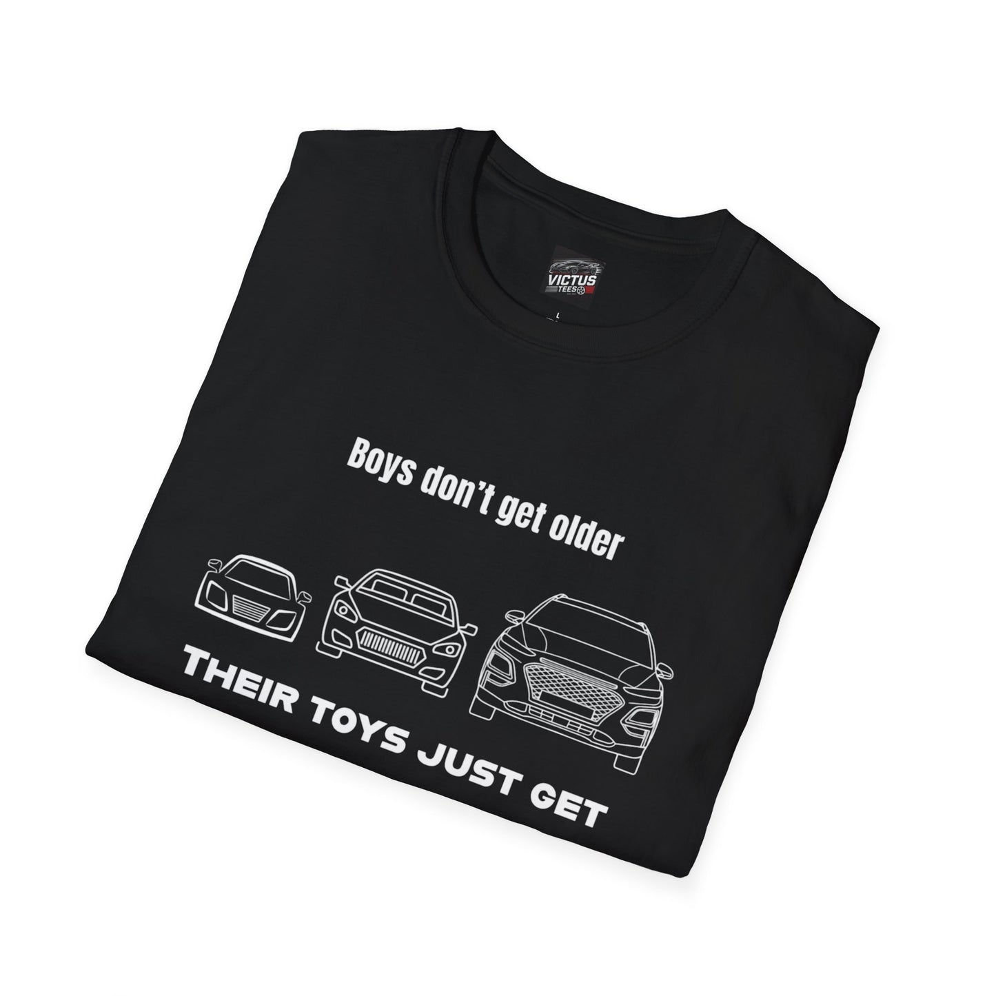 “Their Toys Just Get Bigger” Softstyle T-Shirt