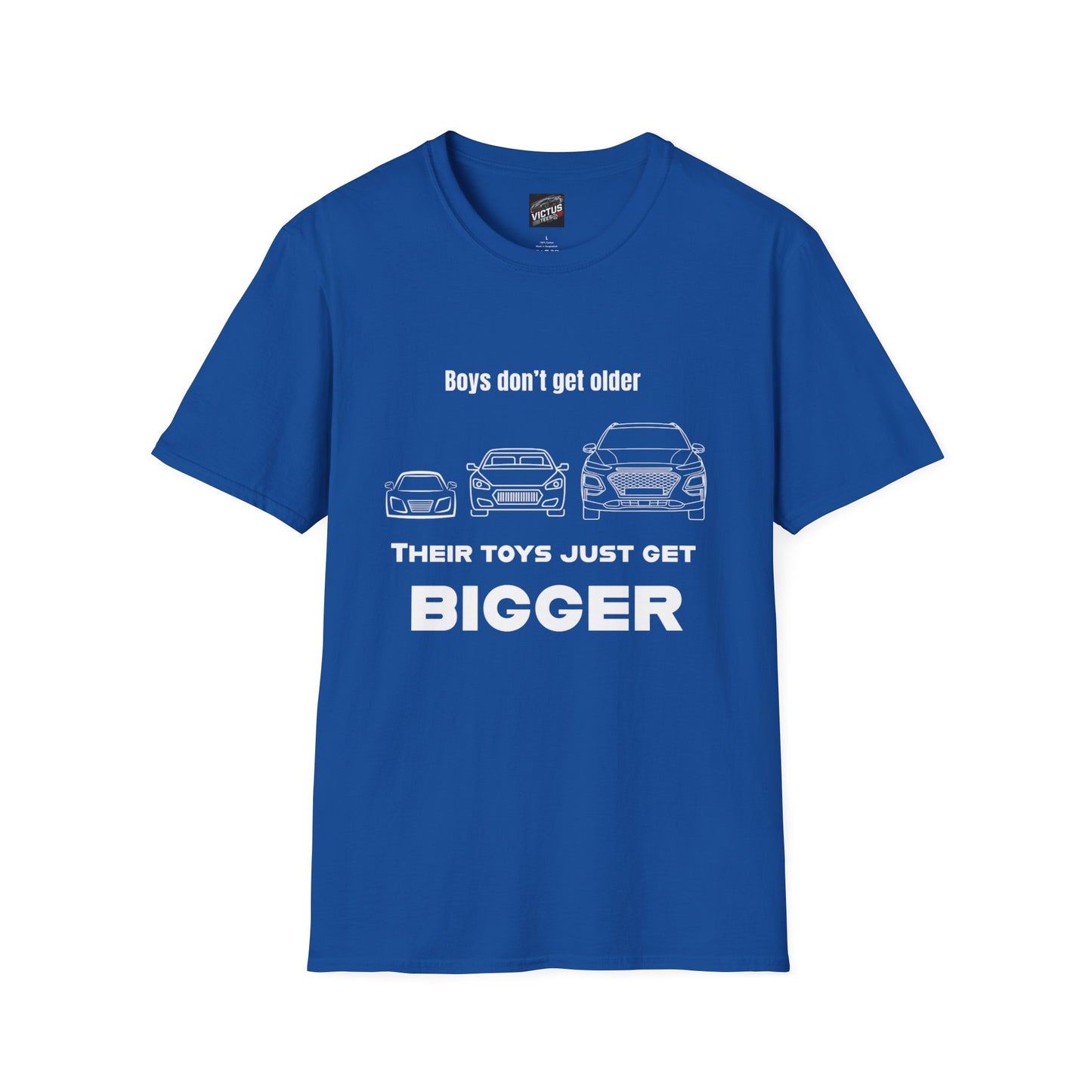 “Their Toys Just Get Bigger” Softstyle T-Shirt