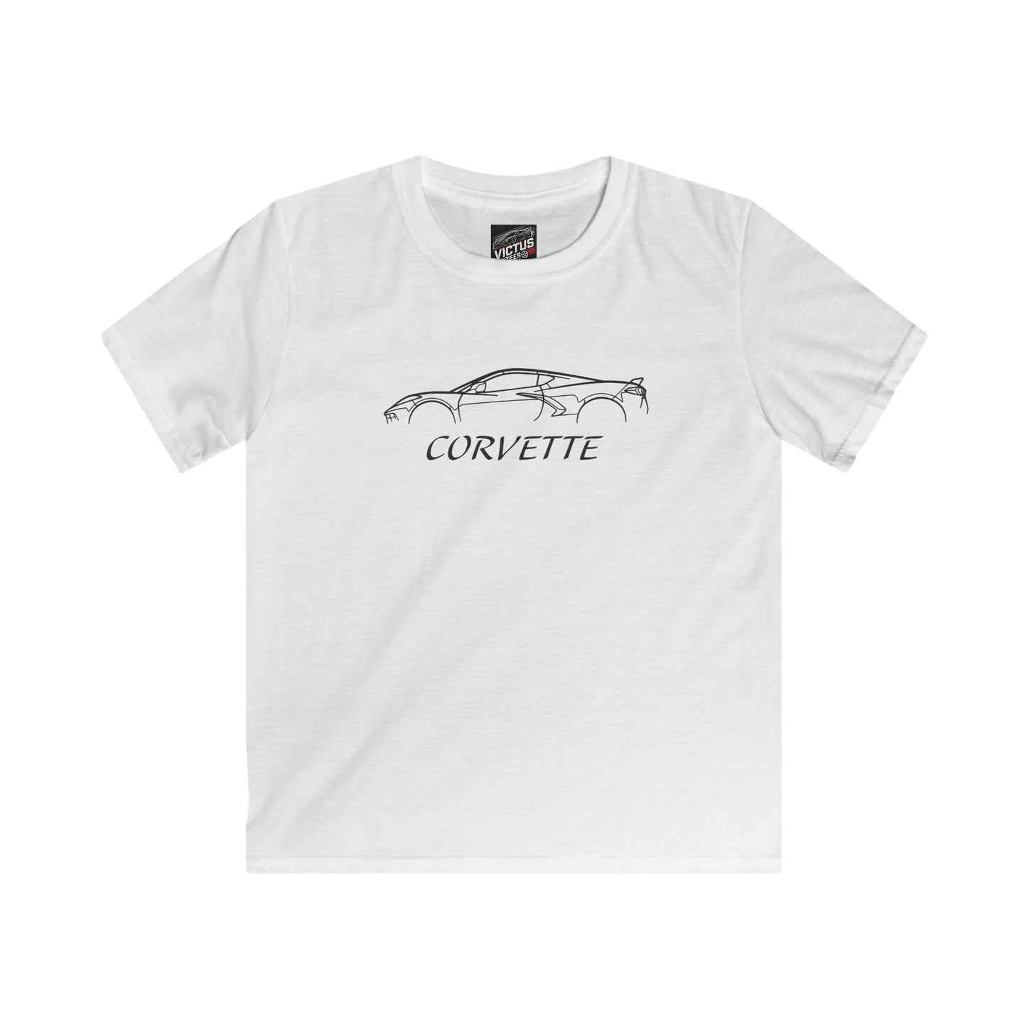 Kids C8 Corvette Softstyle T-Shirt