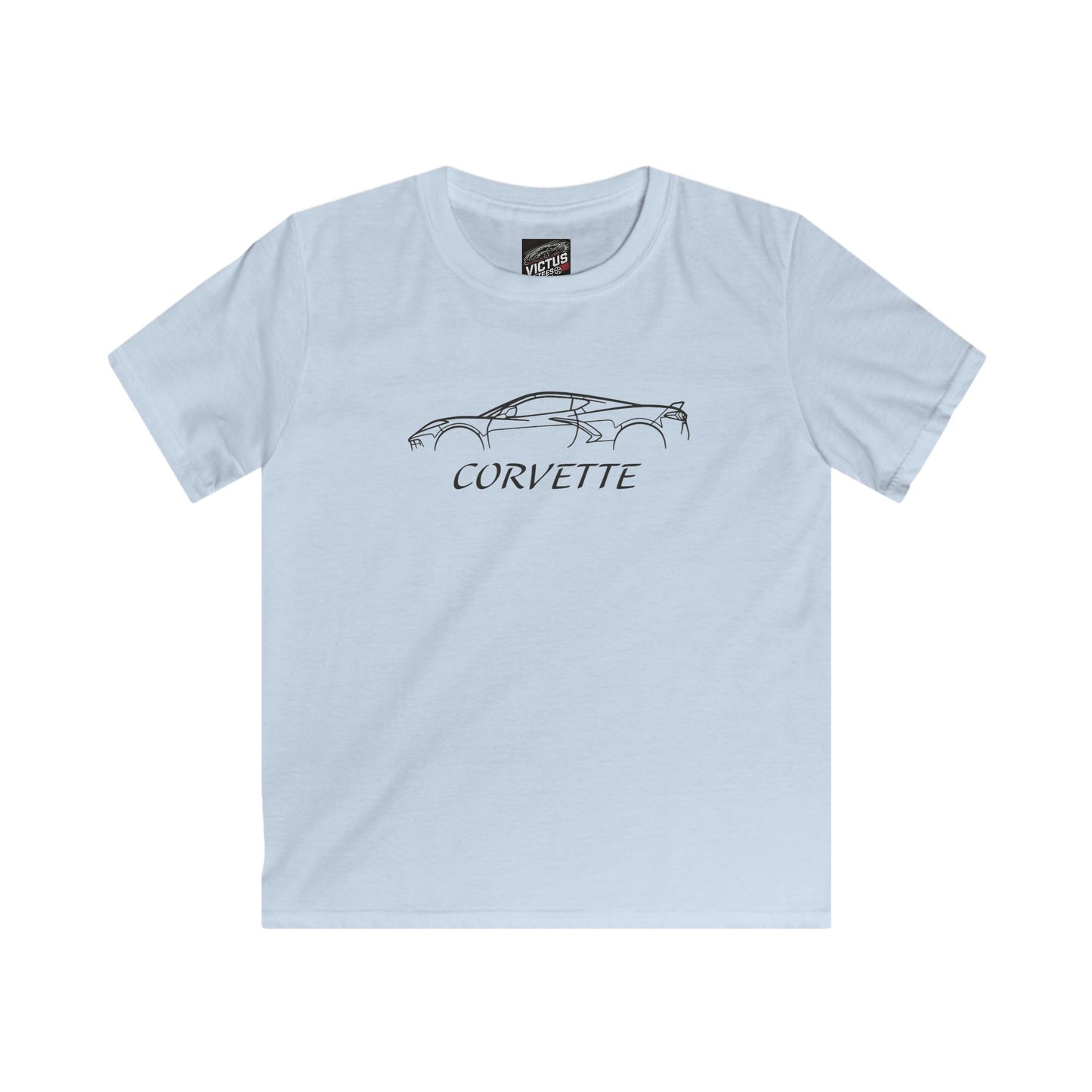 Kids C8 Corvette Softstyle T-Shirt