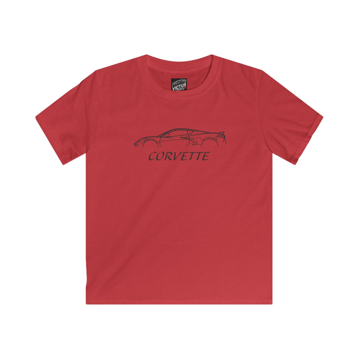 Kids C8 Corvette Softstyle T-Shirt