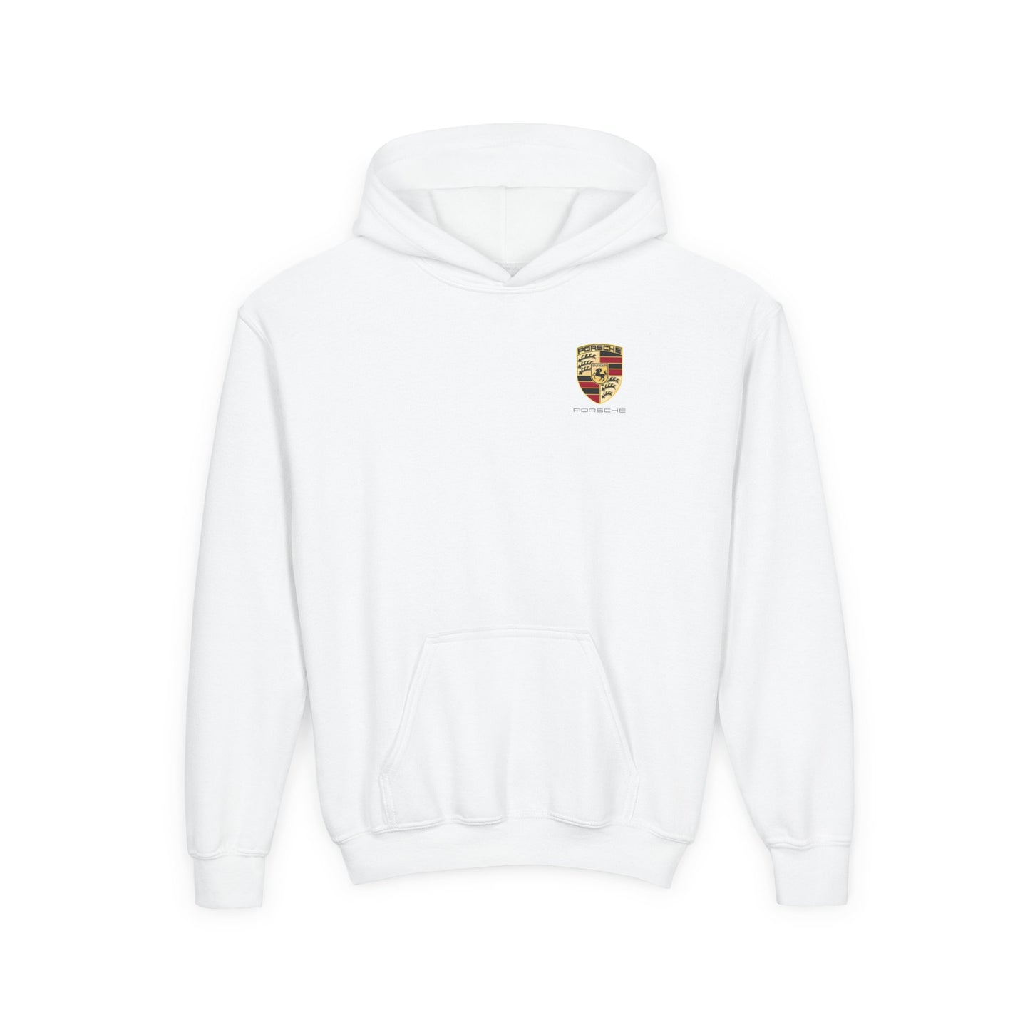 Kids “NEED MONEY FOR PORSCHE” 2.0 Hoodie (Small Front Logo)
