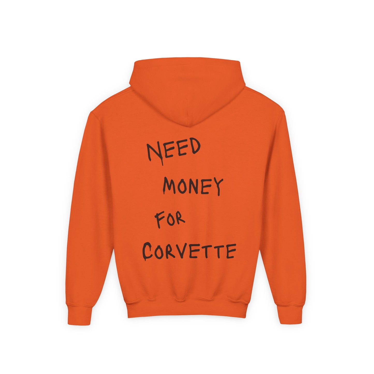 Kids “NEED MONEY FOR CORVETTE” Hoodie