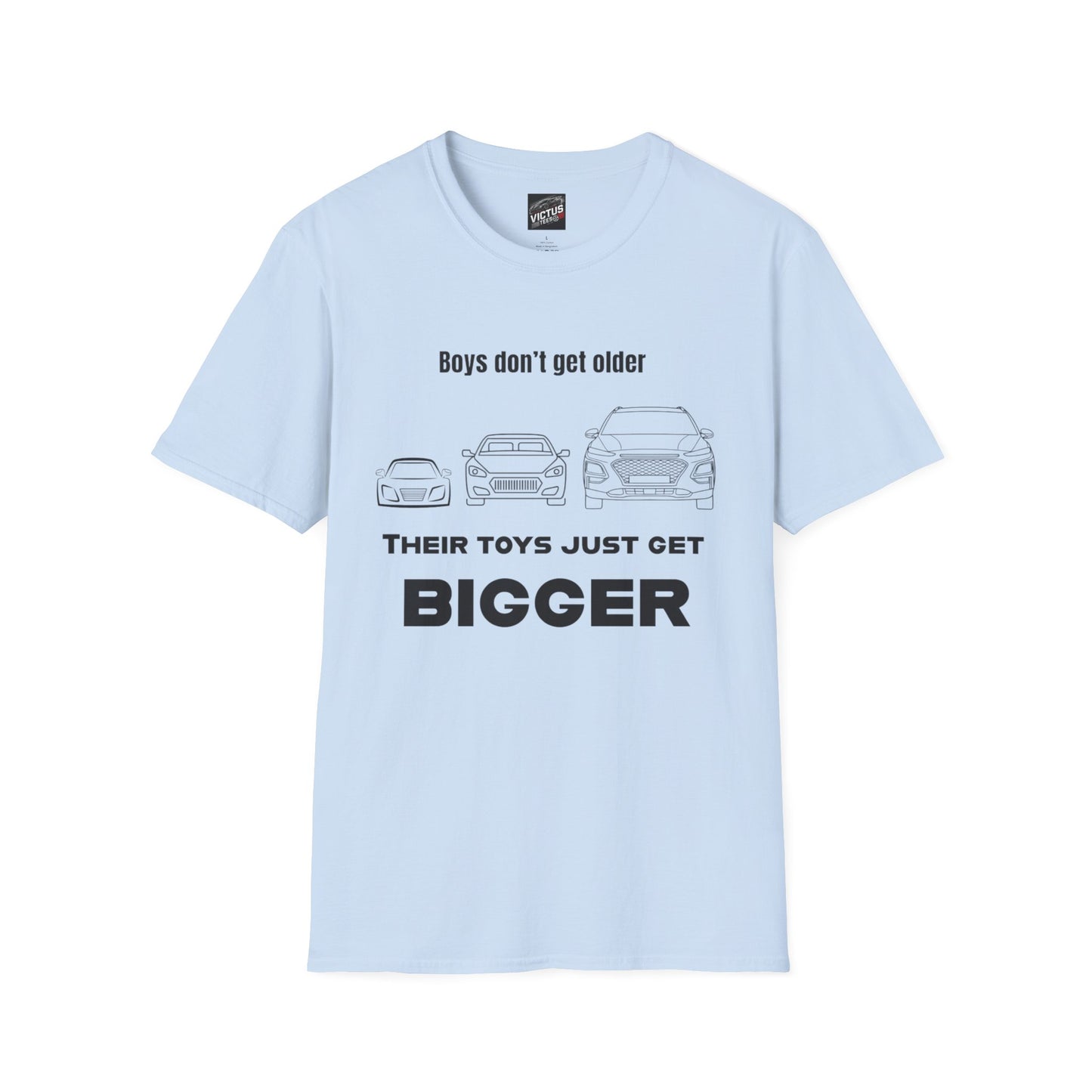 “Their Toys Just Get Bigger” Softstyle T-Shirt