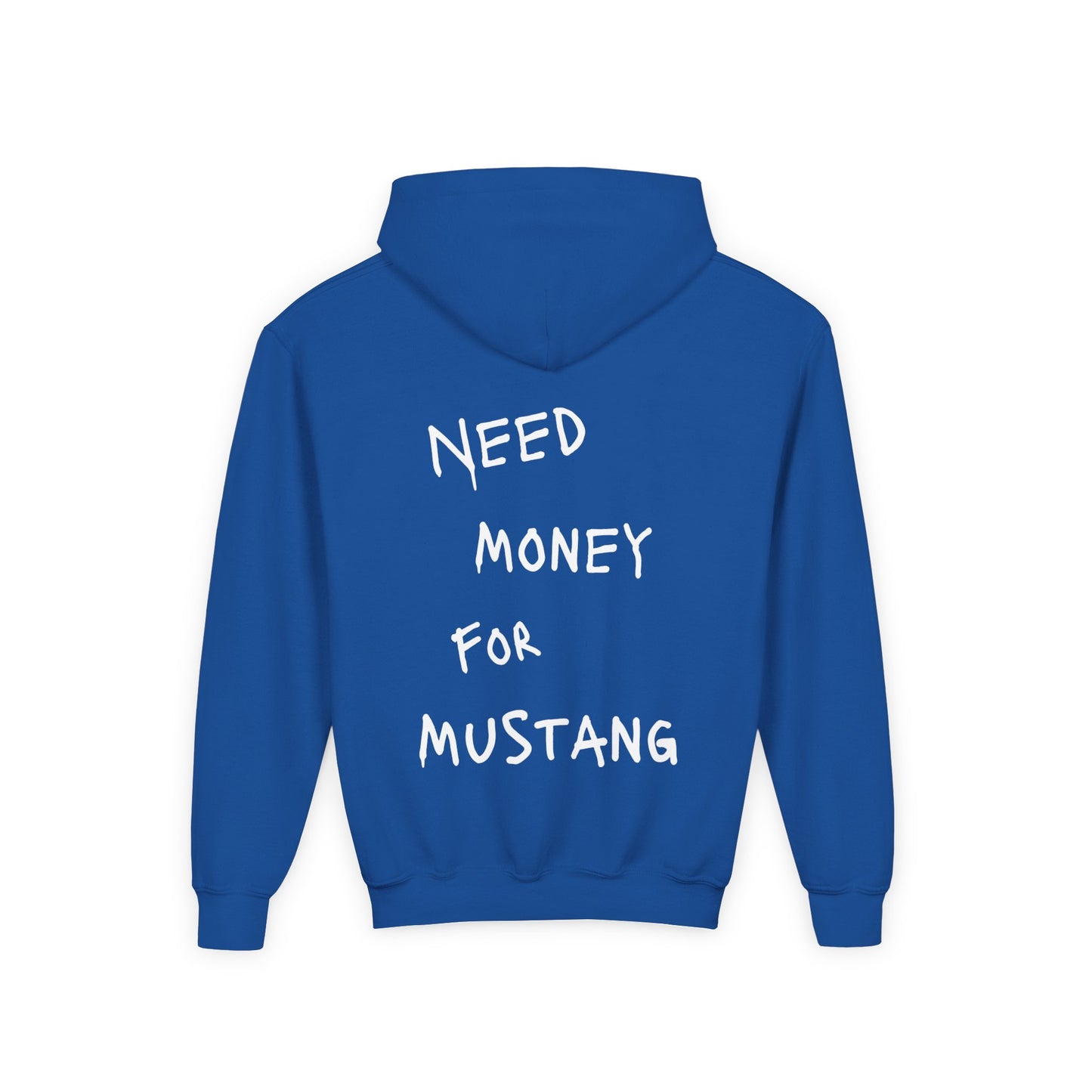 Kids “NEED MONEY FOR MUSTANG” Hoodie