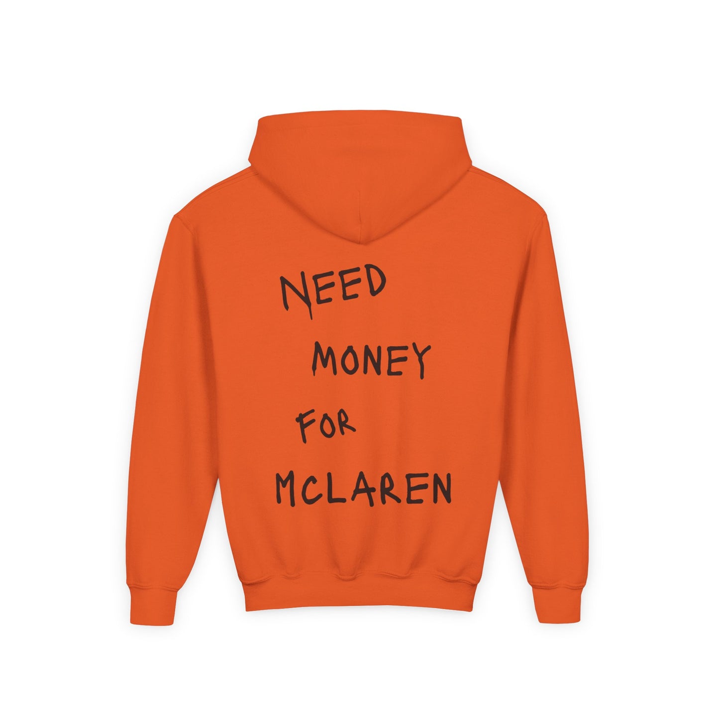 Kids “NEED MONEY FOR MCLAREN” Hoodie