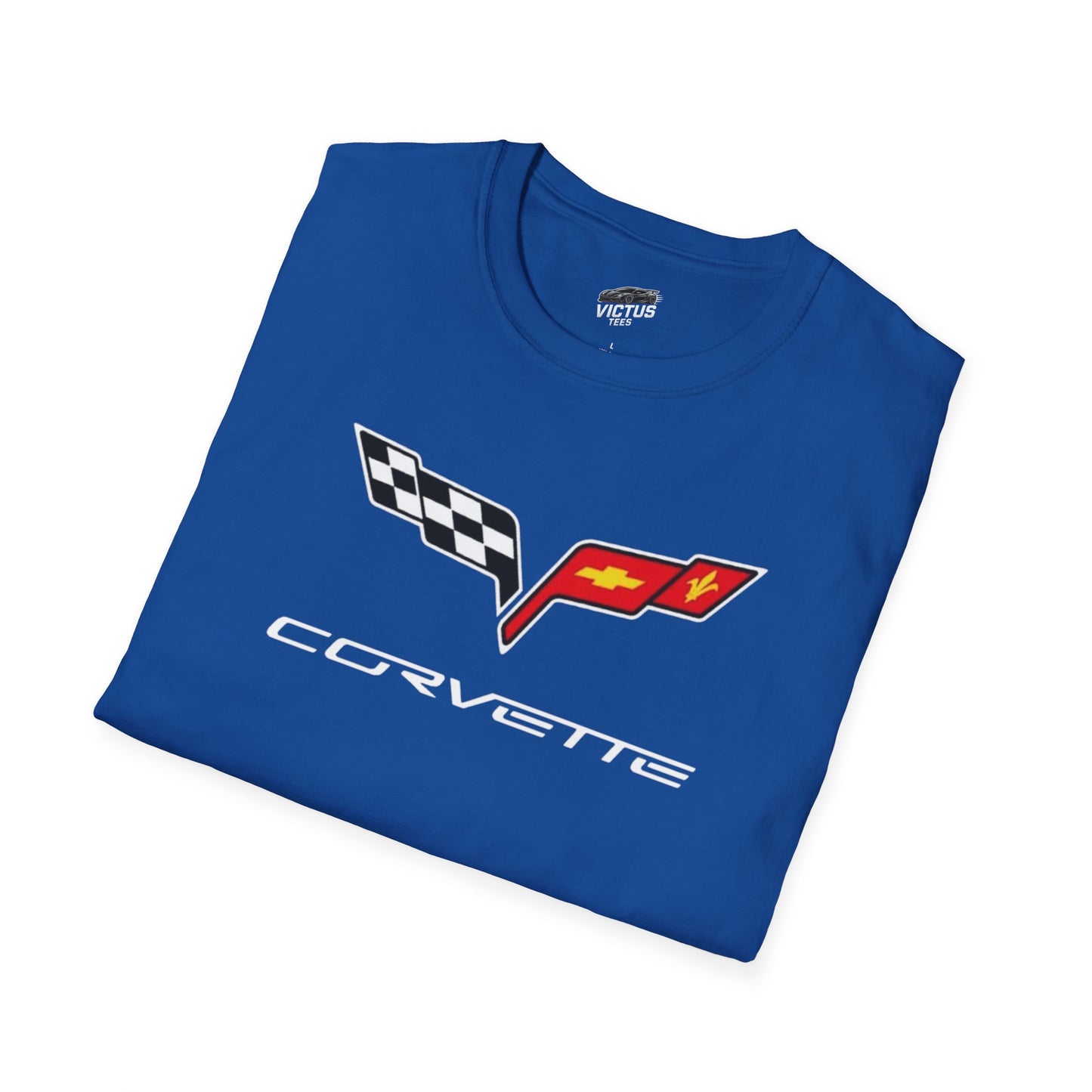 “NEED MONEY FOR VETTE” 2.0 Softstyle T-Shirt (Big Front Logo)