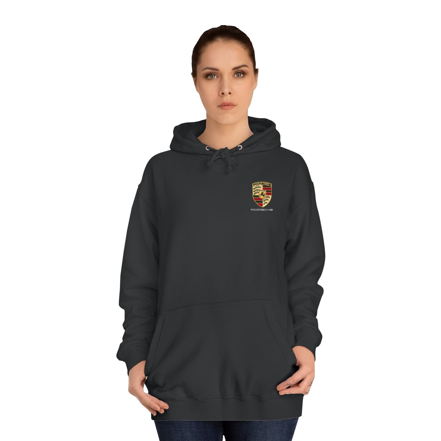 “NEED MONEY FOR PORSCHE” 2.0 Hoodie (Small Front Logo)