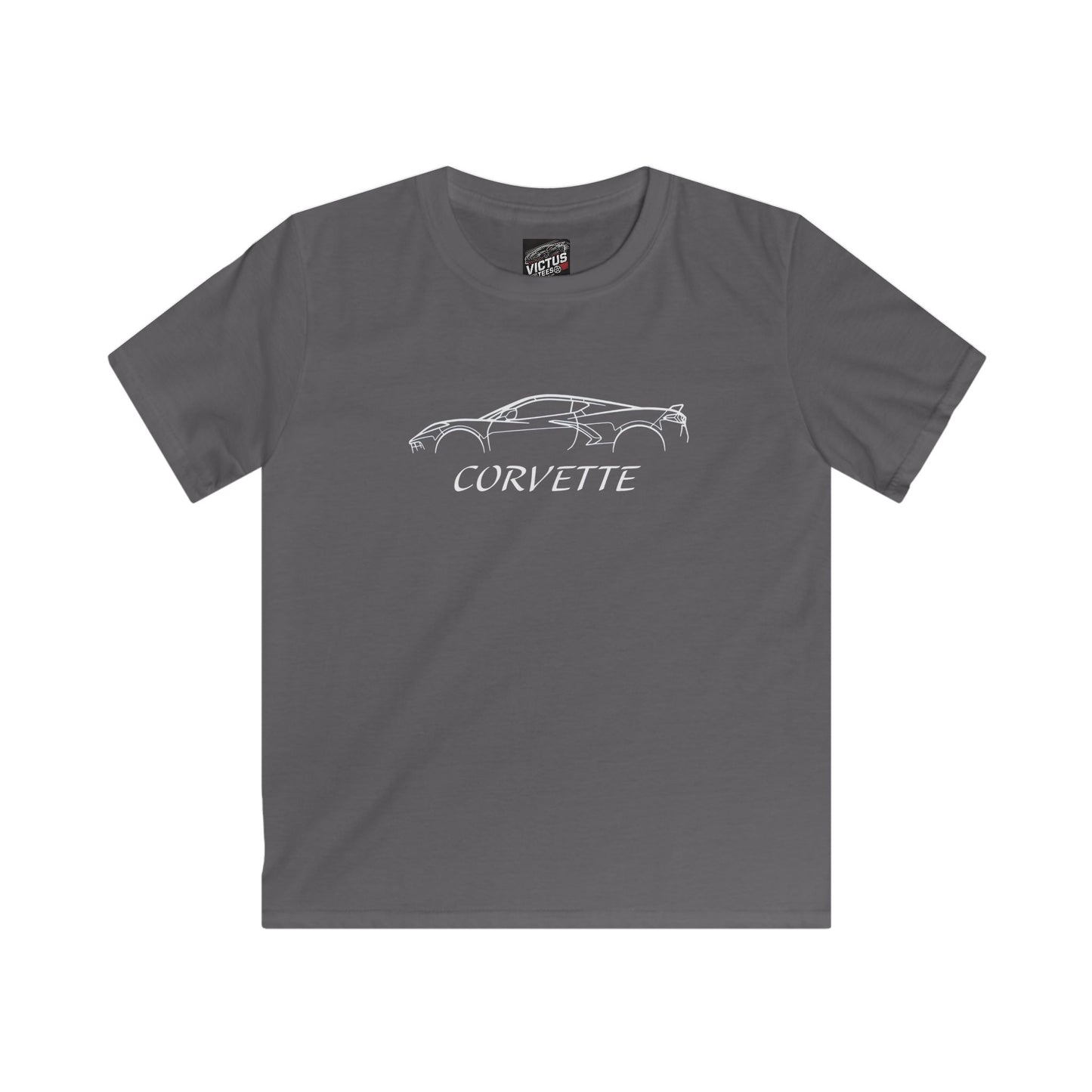 Kids C8 Corvette Softstyle T-Shirt