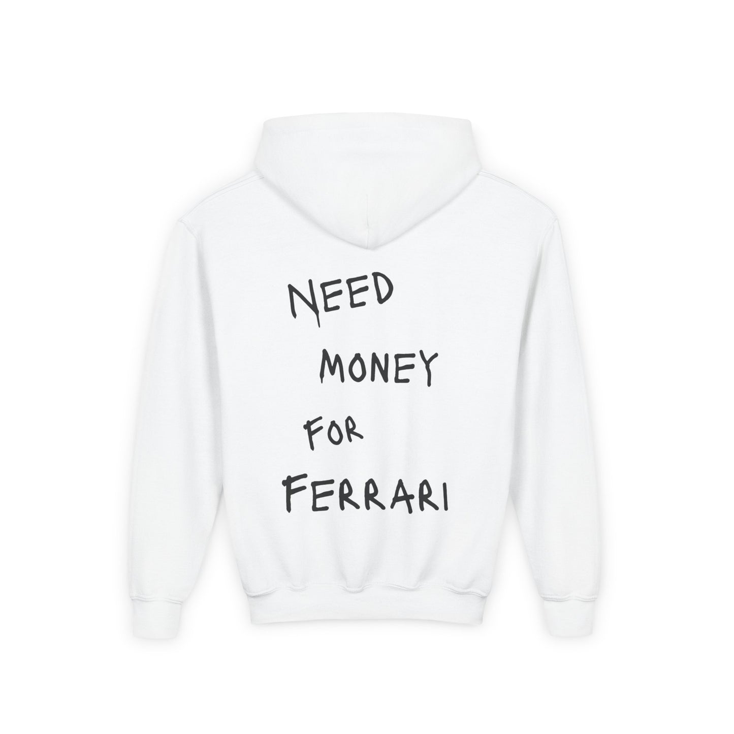 Kids “NEED MONEY FOR FERRARI” Hoodie