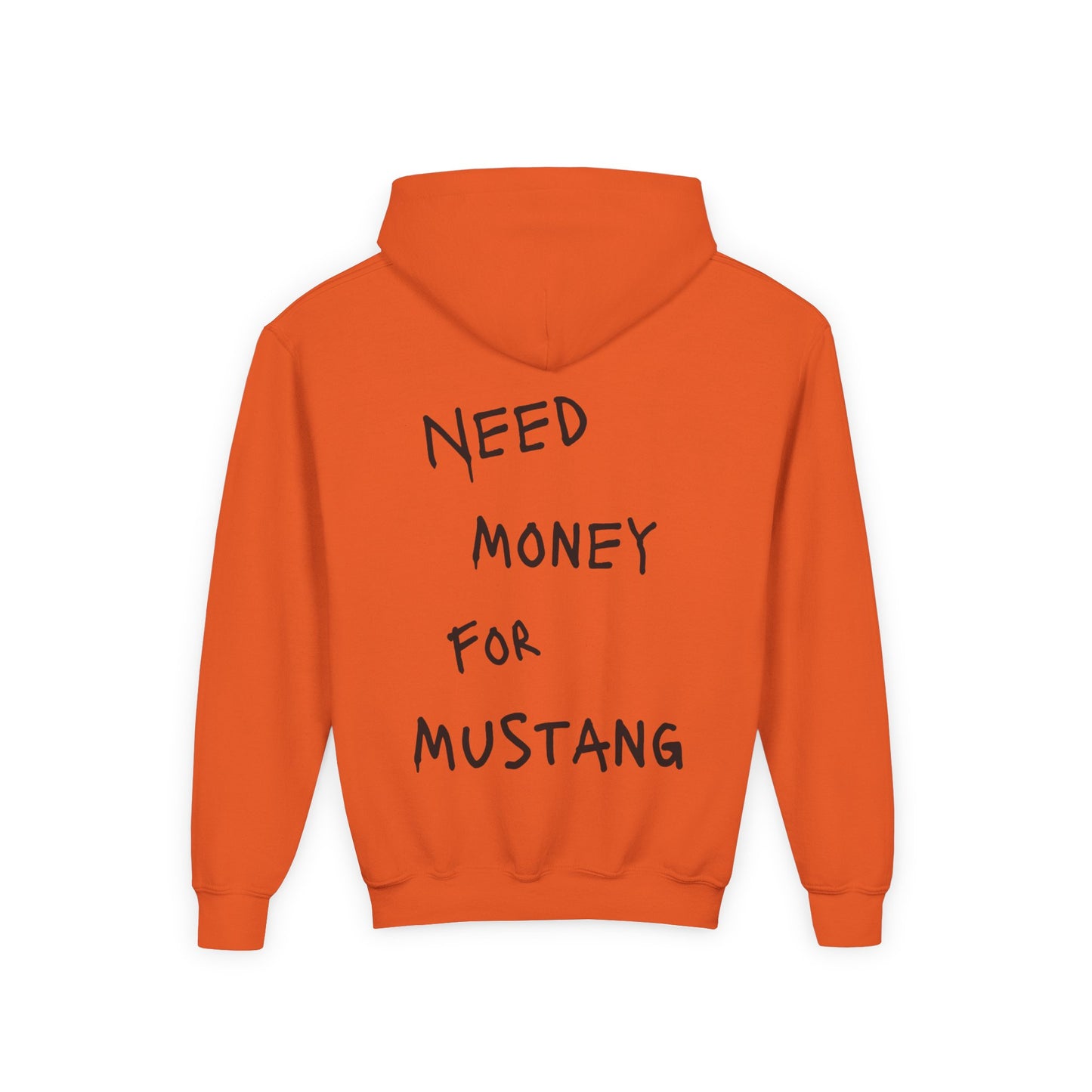Kids “NEED MONEY FOR MUSTANG” Hoodie