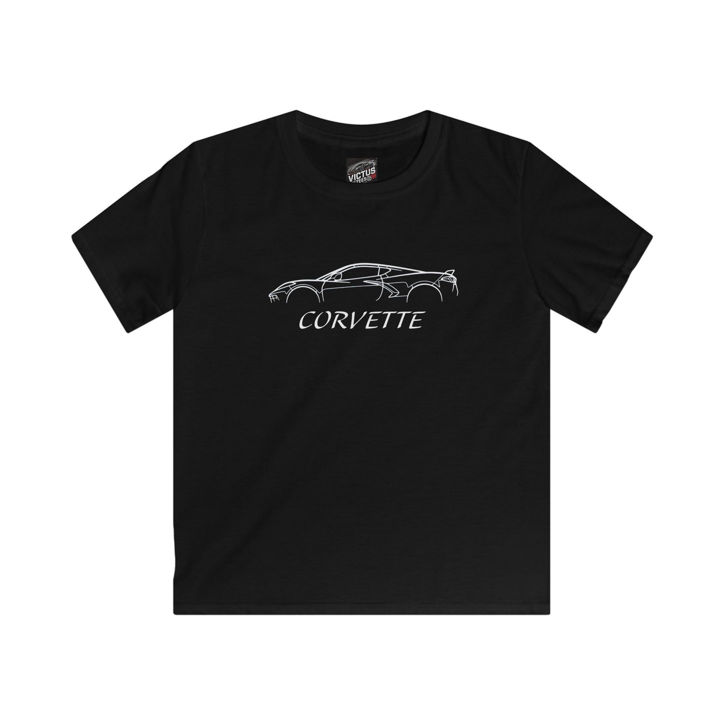 Kids C8 Corvette Softstyle T-Shirt