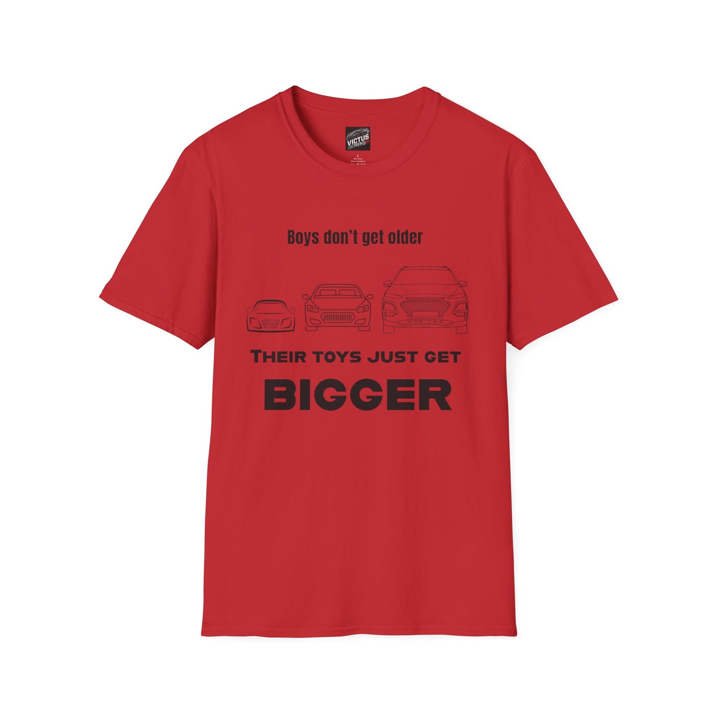 “Their Toys Just Get Bigger” Softstyle T-Shirt