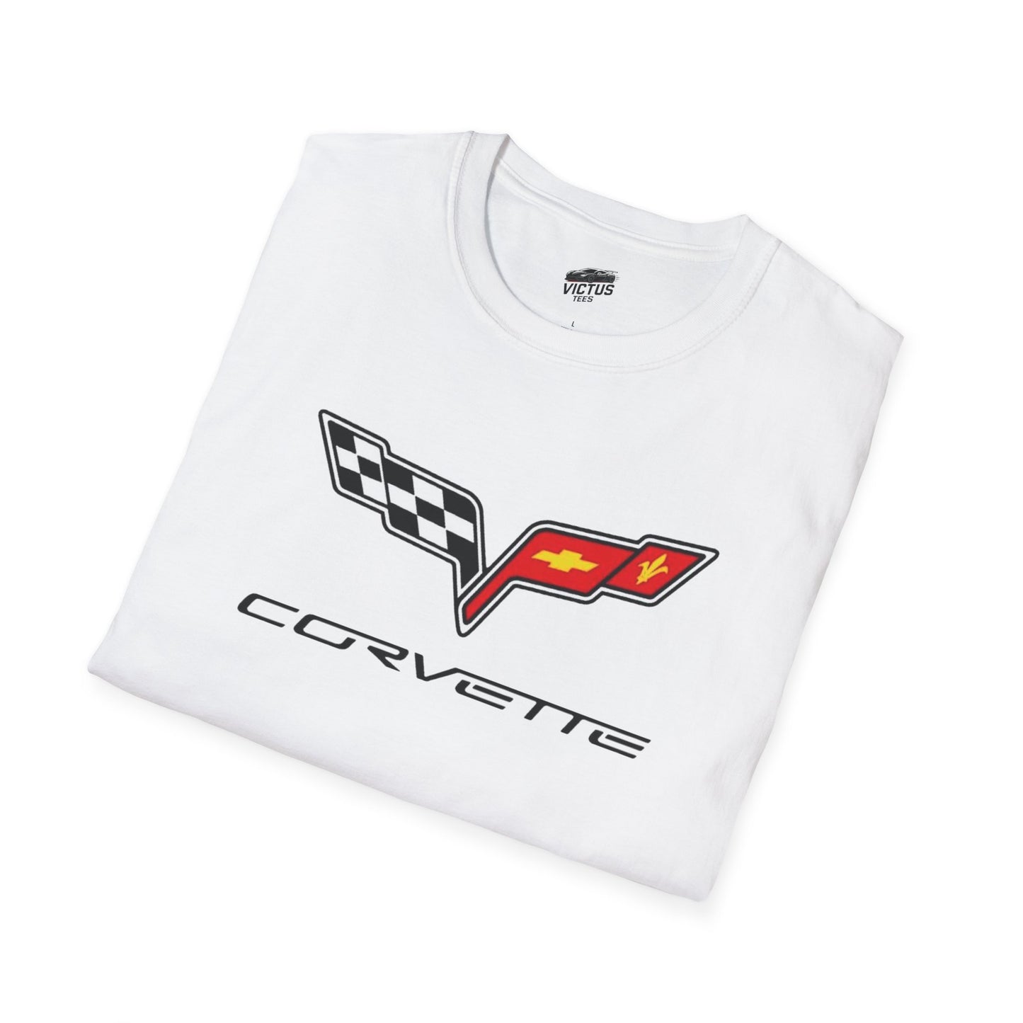 “NEED MONEY FOR VETTE” 2.0 Softstyle T-Shirt (Big Front Logo)