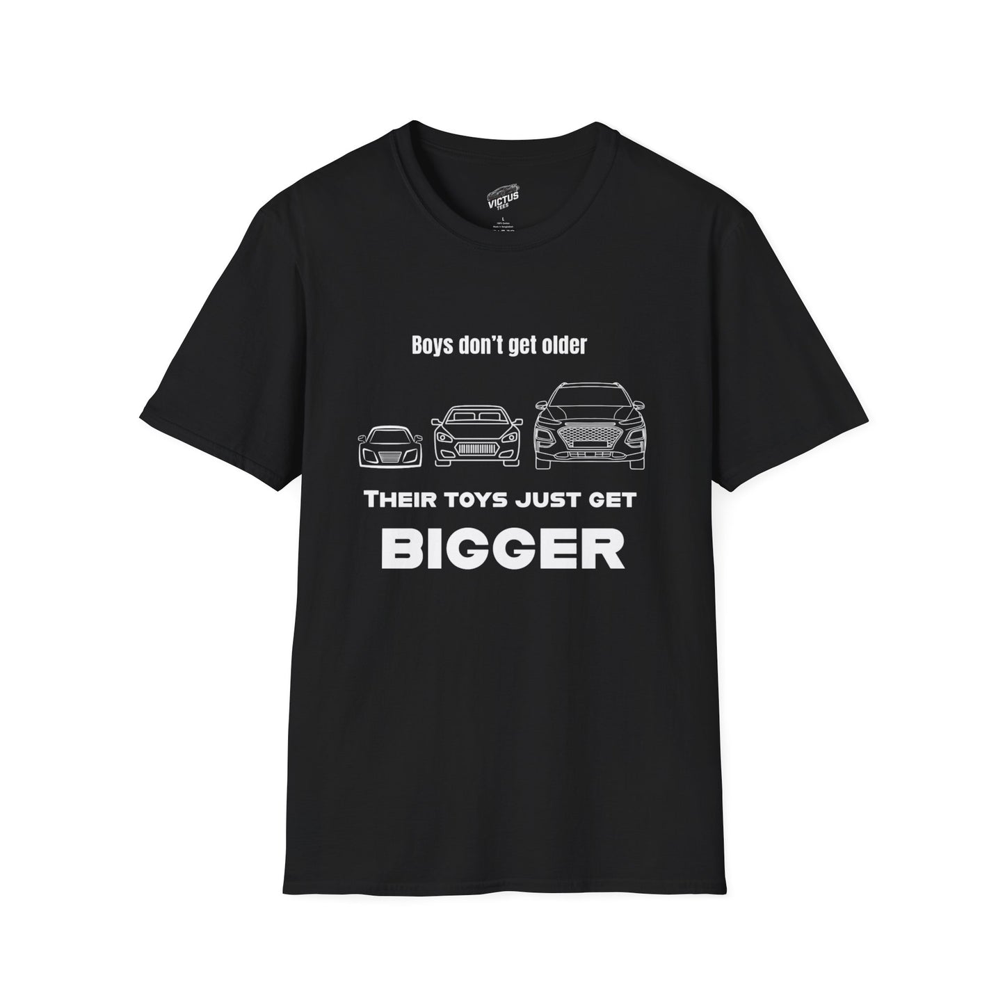 “Their Toys Just Get Bigger” Softstyle T-Shirt