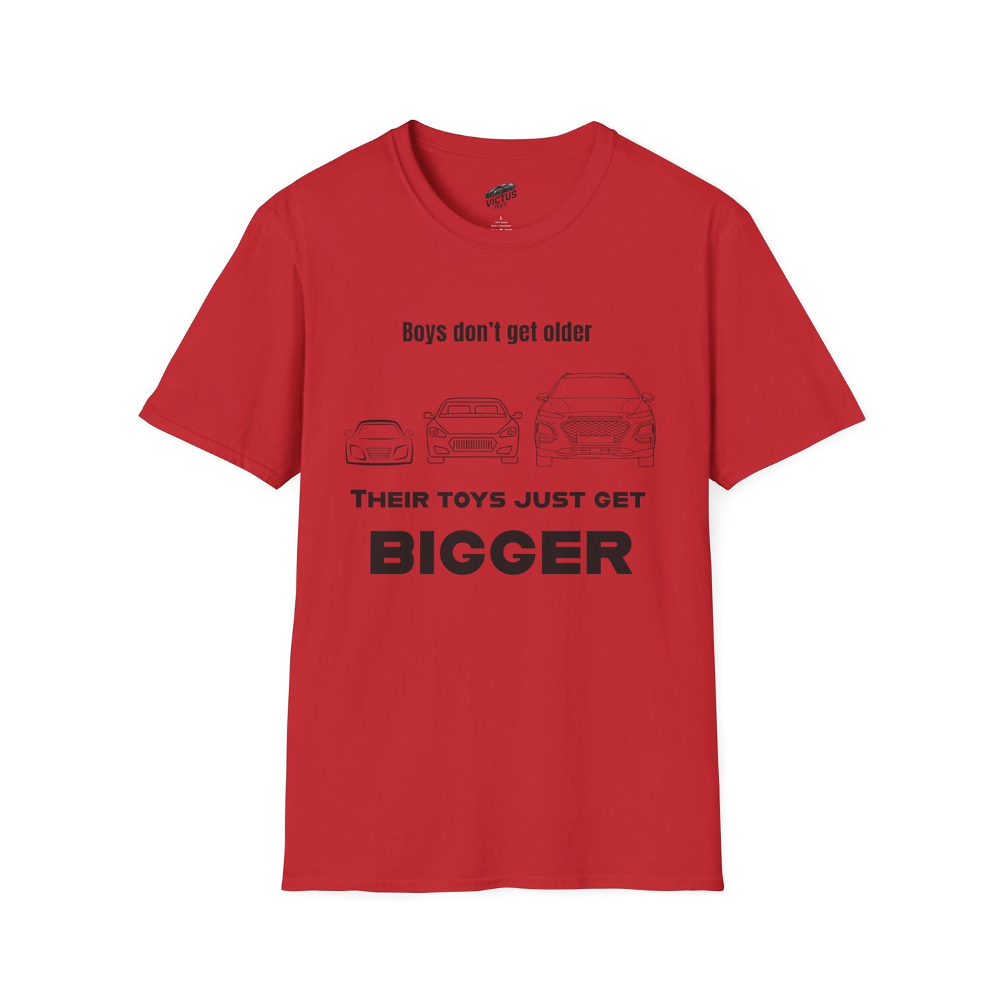 “Their Toys Just Get Bigger” Softstyle T-Shirt
