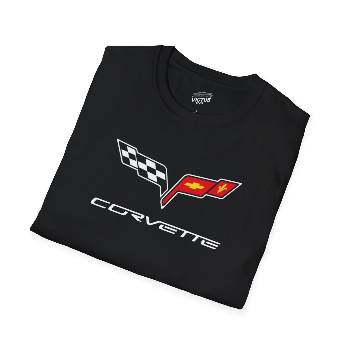 “NEED MONEY FOR VETTE” 2.0 Softstyle T-Shirt (Big Front Logo)