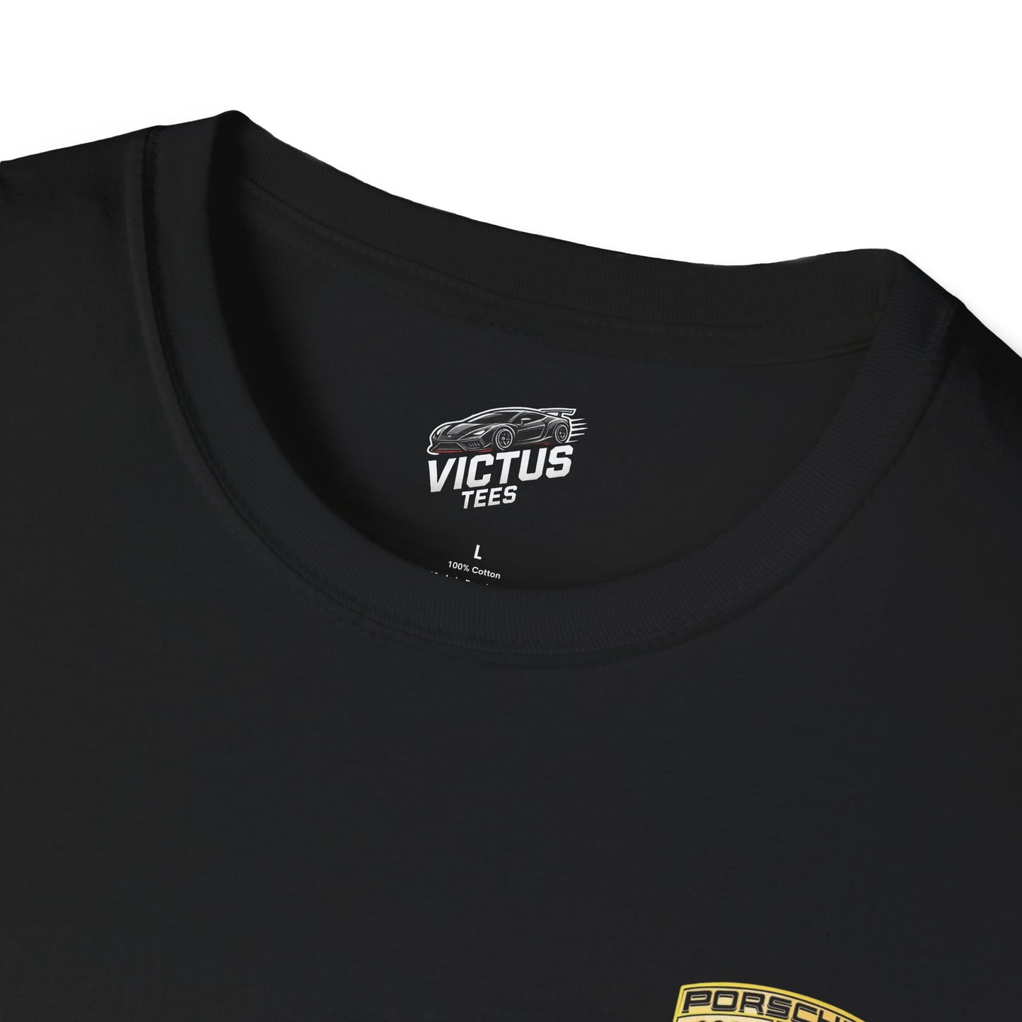 “NEED MONEY FOR PORSCHE” 2.0 Softstyle T-Shirt (Small Front Logo)