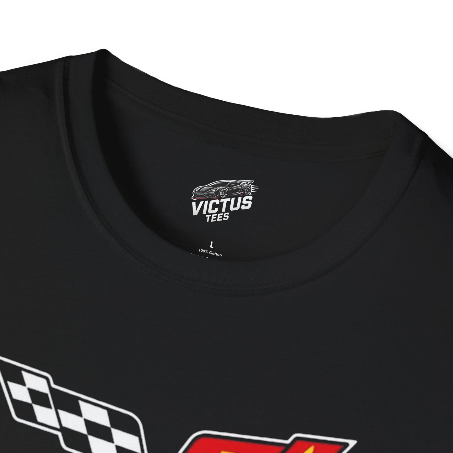 “NEED MONEY FOR VETTE” 2.0 Softstyle T-Shirt (Big Front Logo)
