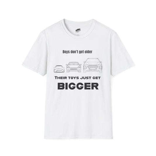 “Their Toys Just Get Bigger” Softstyle T-Shirt