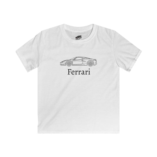 Kids Ferrari Softstyle T-Shirt