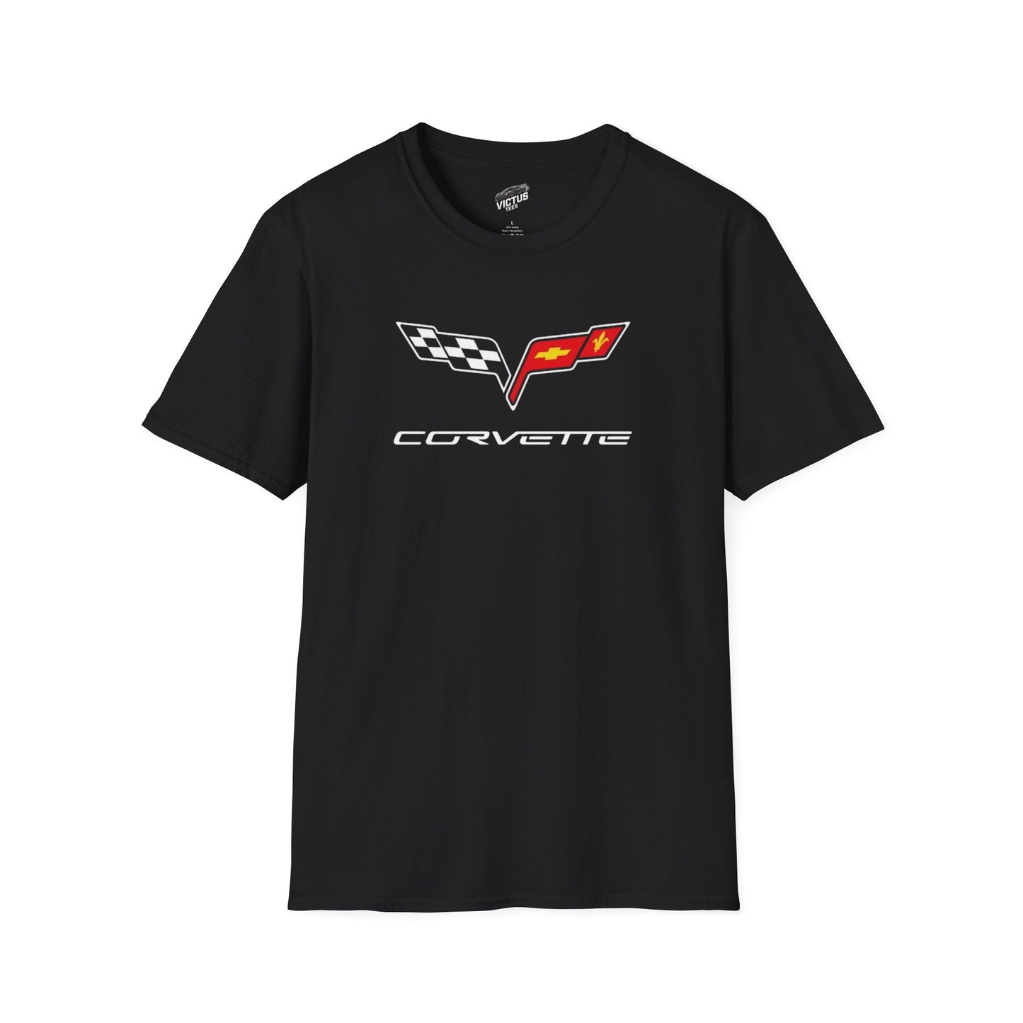 “NEED MONEY FOR VETTE” 2.0 Softstyle T-Shirt (Big Front Logo)