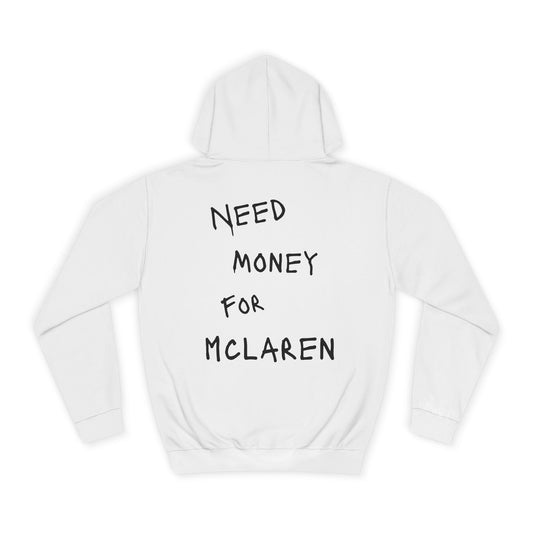 “NEED MONEY FOR MCLAREN” Hoodie