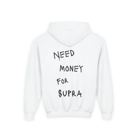 Kids “NEED MONEY FOR SUPRA” Hoodie