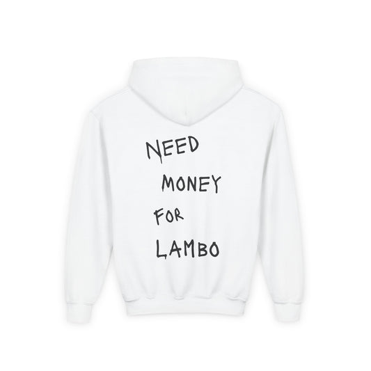 Kids “NEED MONEY FOR LAMBO” Hoodie