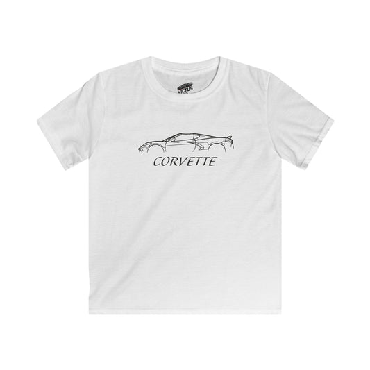 Kids C8 Corvette Softstyle T-Shirt