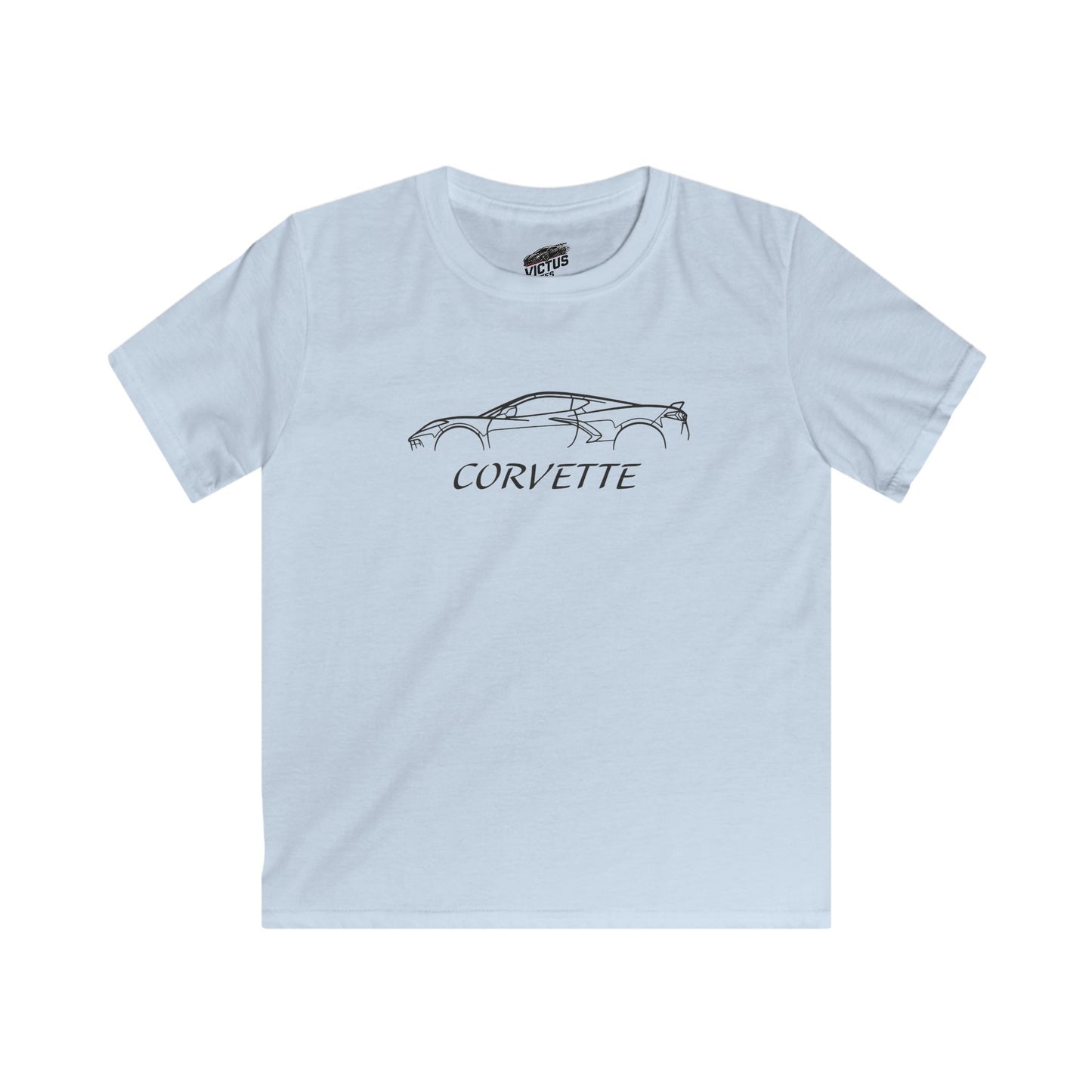 Kids C8 Corvette Softstyle T-Shirt