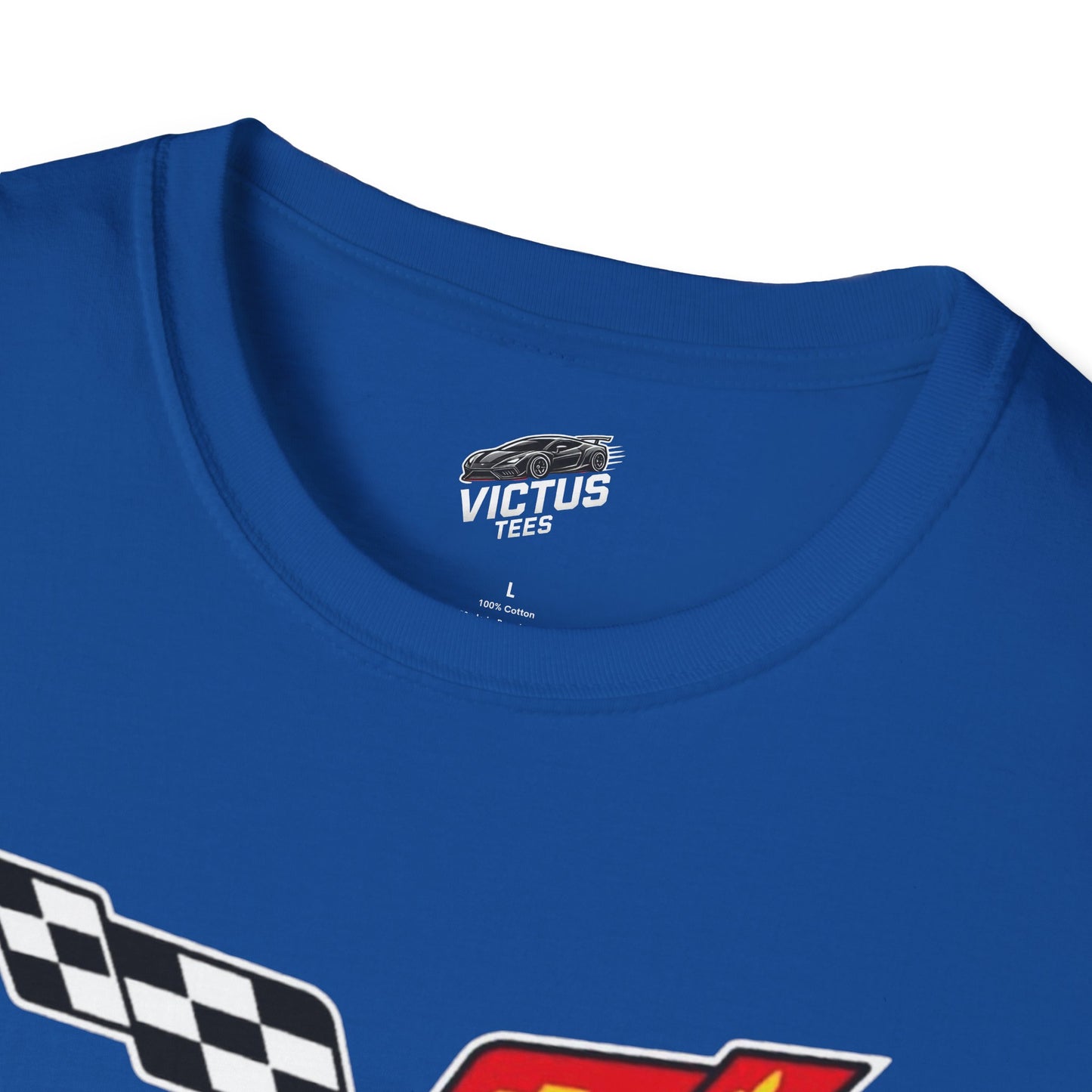 “NEED MONEY FOR VETTE” 2.0 Softstyle T-Shirt (Big Front Logo)