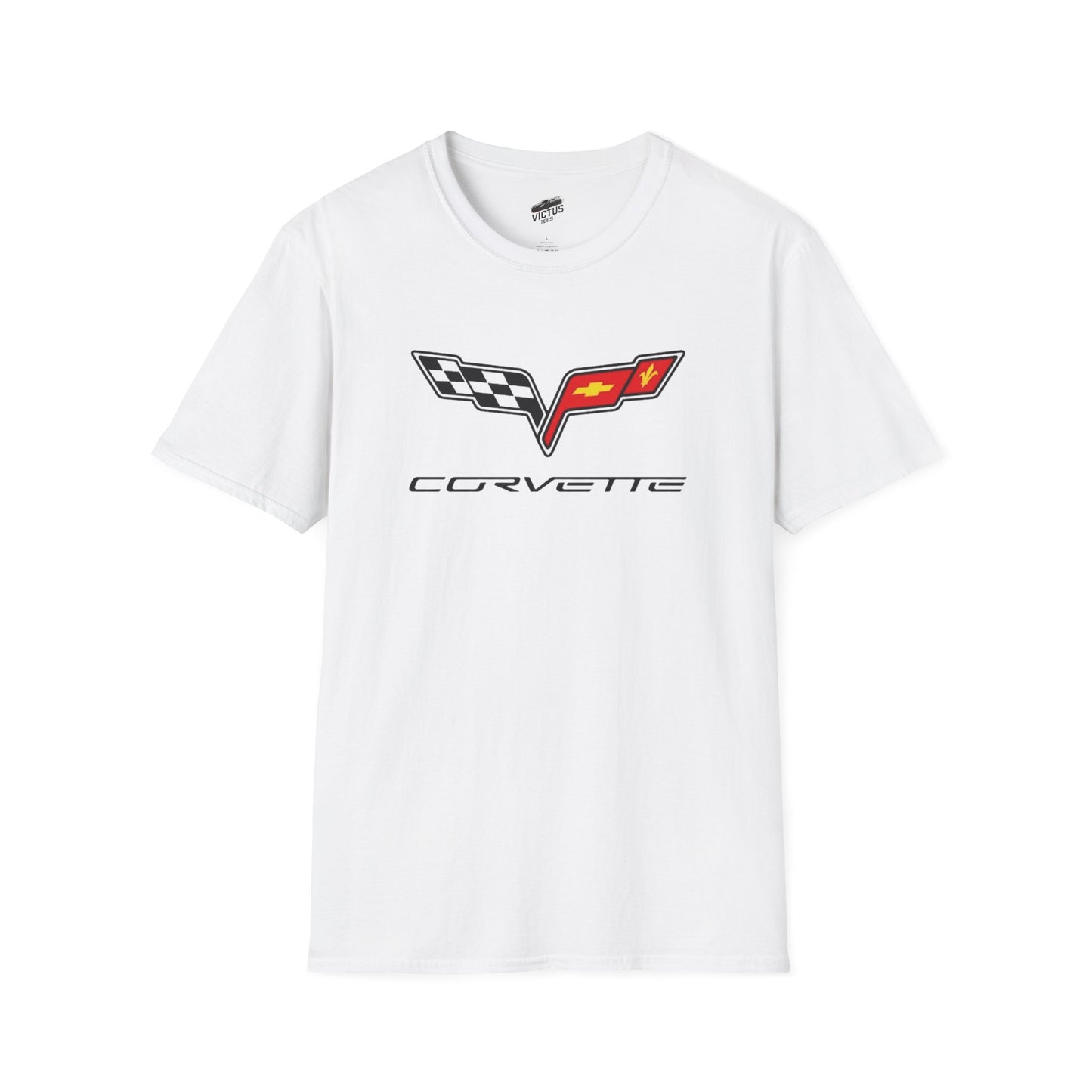 “NEED MONEY FOR VETTE” 2.0 Softstyle T-Shirt (Big Front Logo)